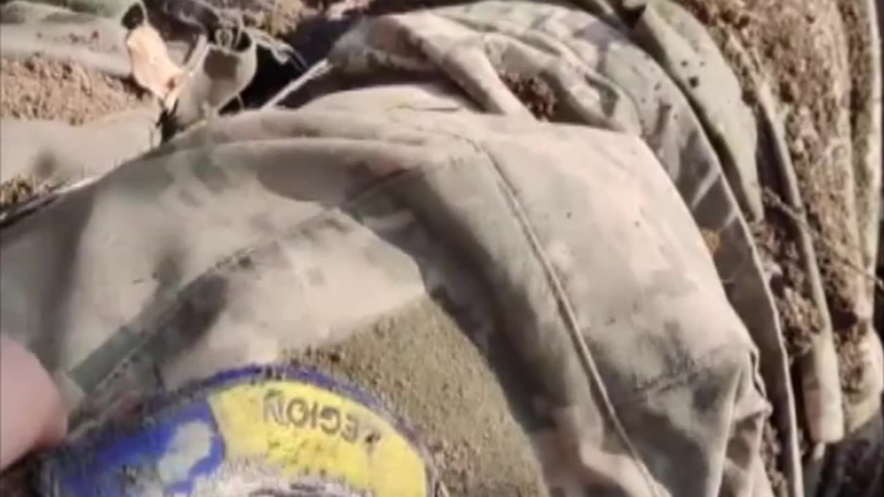 Destroyed Ukrainian Mercenary trench