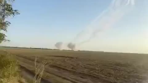 Footage of Ukrainian HIMARs