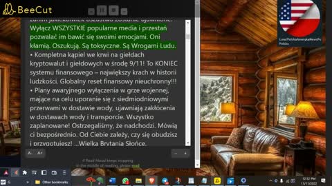 12 LISTOPAD 2022❌ PRZYWROCONA REPUBLIKA❌CODZIENNY RAPORT JUDY BUYINGTON❌AUDIO👉❌23 MIN PO POLSKU❌