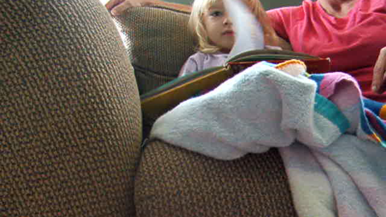 Allie 'reading'