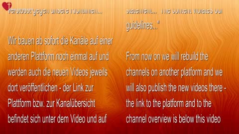 WICHTIGE INFO 🙏 IMPORTANT INFO