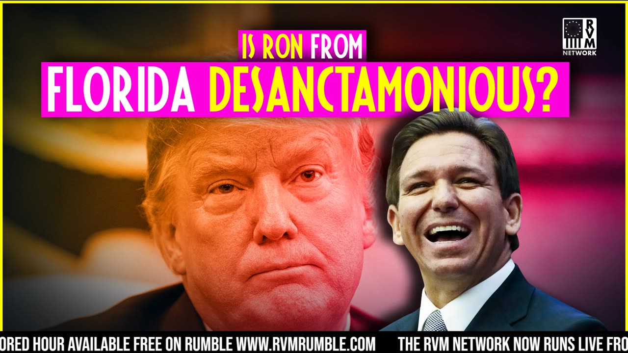 Battle Of The Florida Men! Desantis Announces