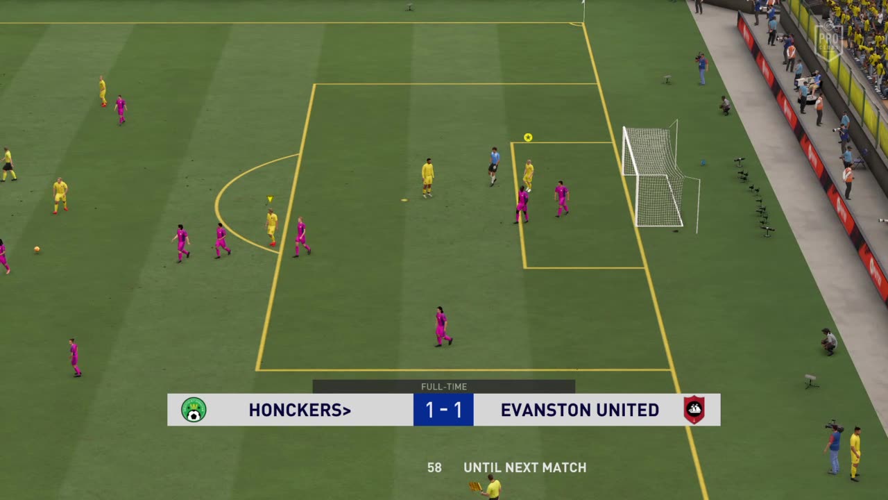 Stoolbottom Improves. Bane Keeps Getting Worse. Evanston United Draw 1-1 With Honckers