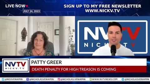 PATTY GREER DISCUSSES DEATH PENALTY FOR HIGH TREASON IS COMING WITH NICHOLAS VENIAMIN