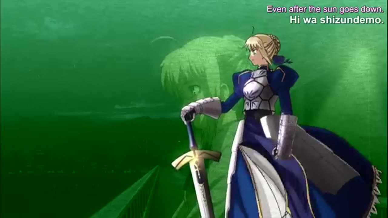 Fate Stay Night opening 2 Kirameku Namida wa Hoshi ni