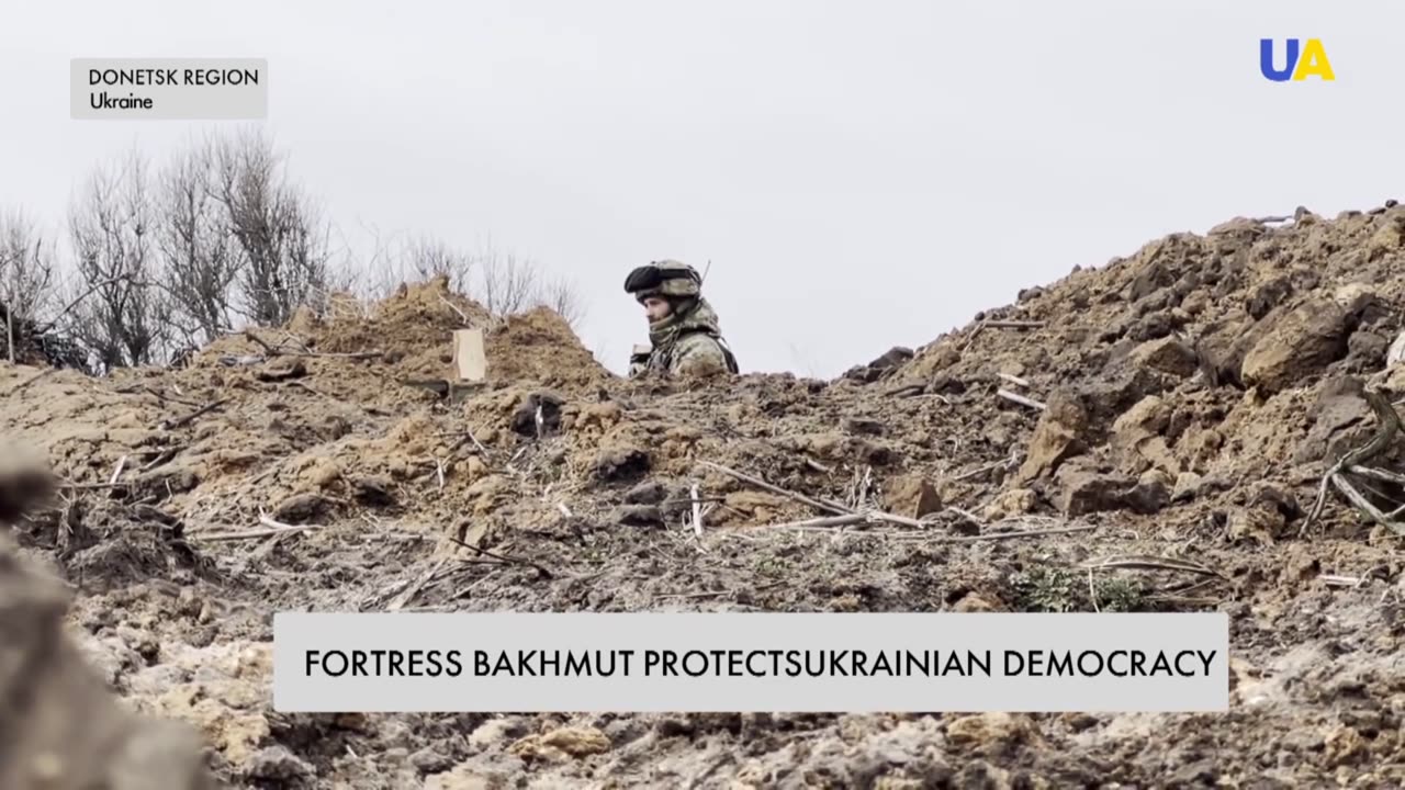 WW1 flashback: defence of Bakhmut in muddy trenches