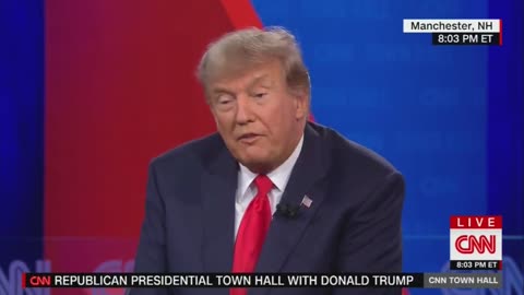 TRUMP: When you look at what happened during that you can see what happened unless you are stupid