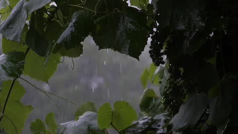 Gentel Relaxing Piano Music with Rain