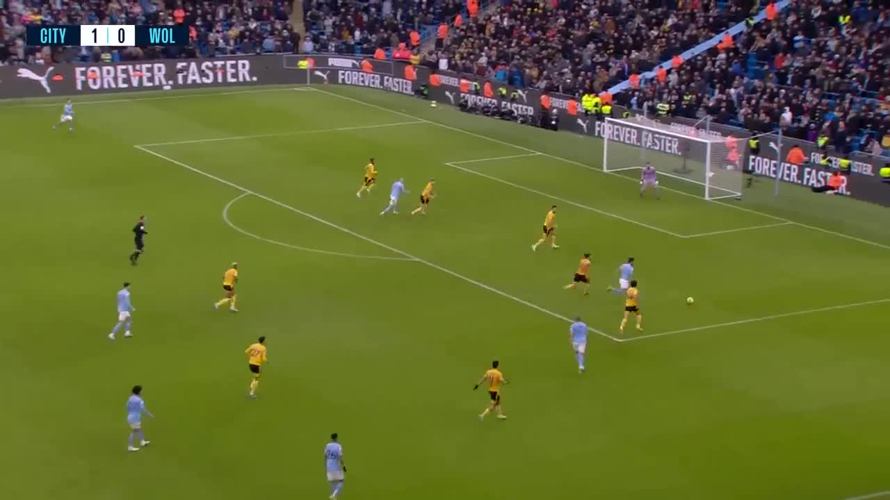 HIGHLIGHTS! HAALAND HAT-TRICK SEES OFF WOLVES _ Man City 3-0 Wolves _ Premier League