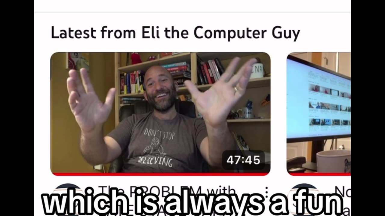 Eli the computer guy says it best! #stayepic