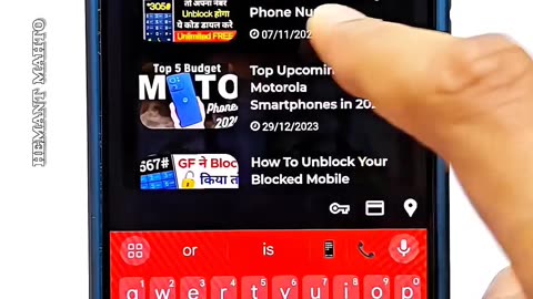 How to unlock block nucontactmber from others