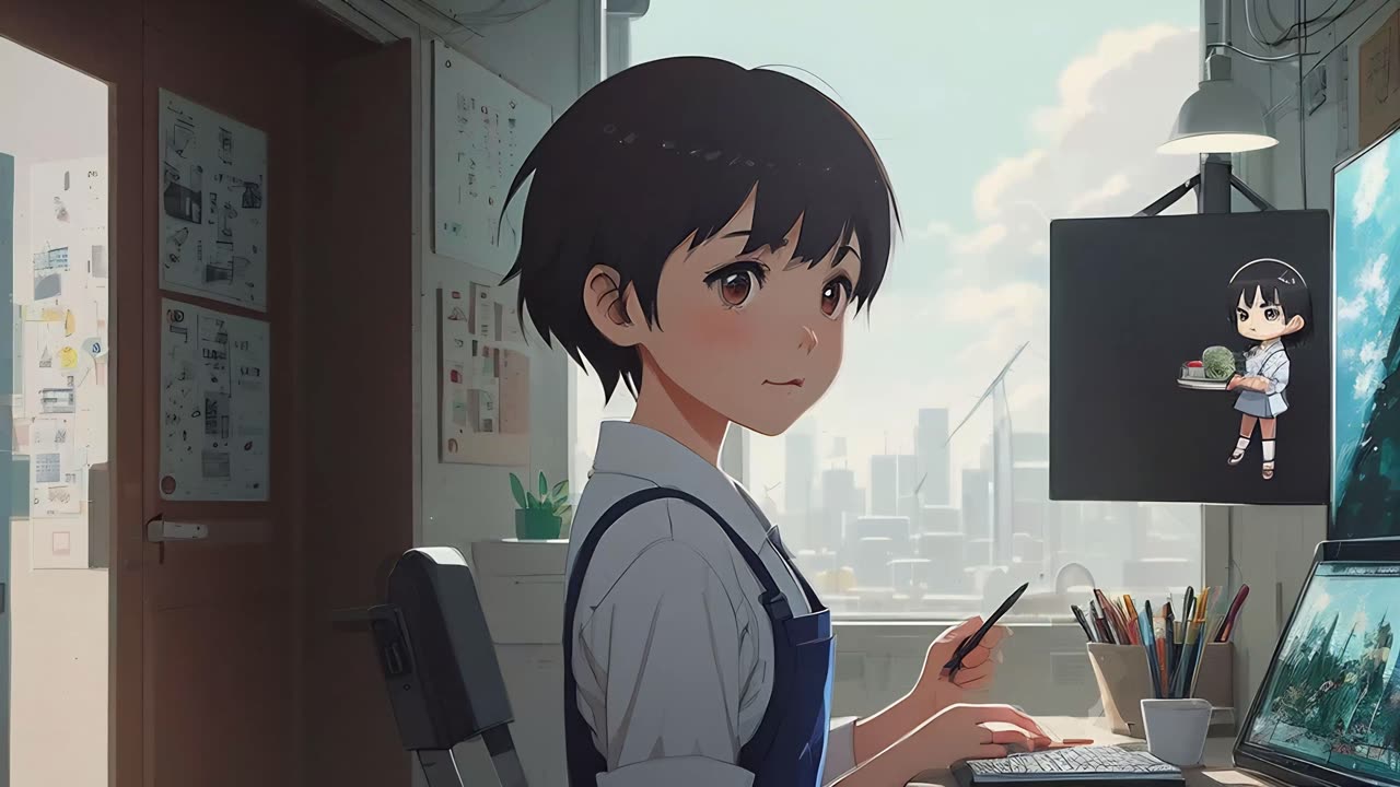 Studying with Chibi Magic: Lofi Beats for Productivity and Calm