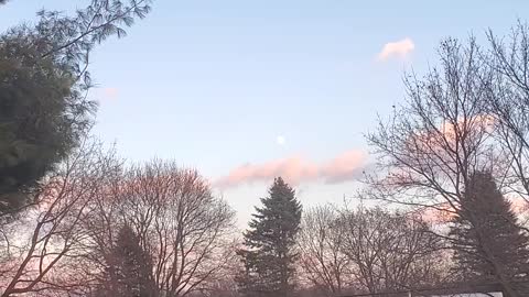 Moon moving