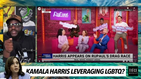 K HARRIS GOES TO DRAG SHOW TO UP HER VOTES .. YUP UP HERS