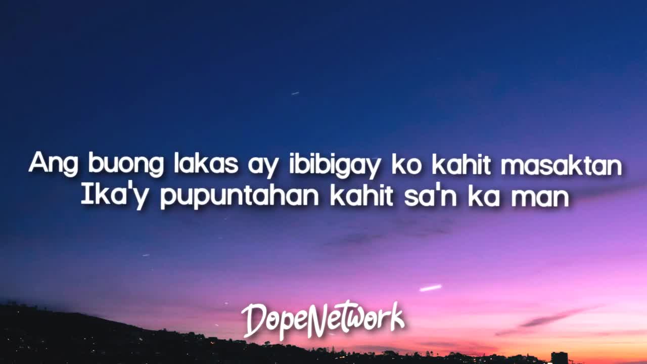 Moira Dela Torre - Dito Ka Lang (Lyrics)