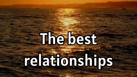 The best relationship starts immediately