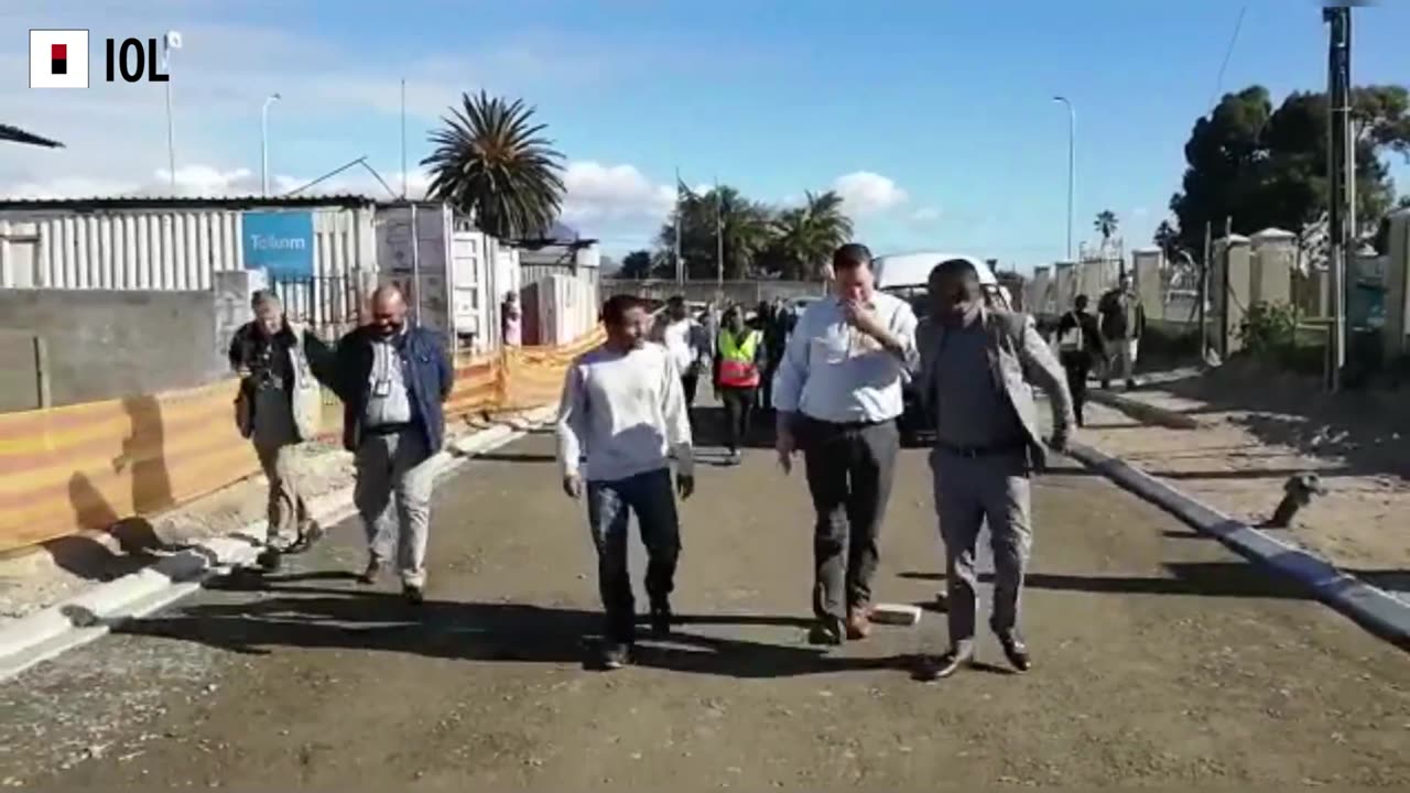 Watch: Mayor inspects sewer pipe replacement in Gugulethu