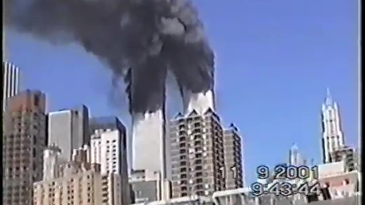 911 First and second plane impacts and first collapse. Pavel Hlava