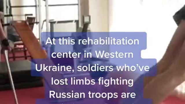 Soldiers who lost limbs fighting the Russian army are rebuilding their bodies and minds