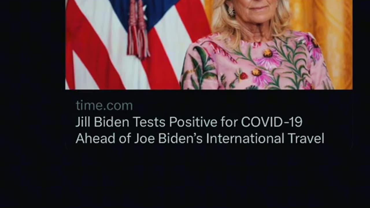 JILL BIDEN HAS COVID | THE STAGE IS SET BUCKLE UP!