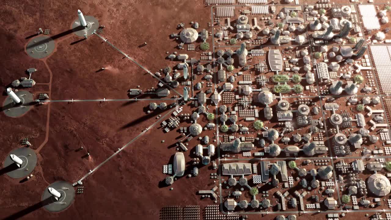 Future Mars Colony: Elon Musk | SpaceX