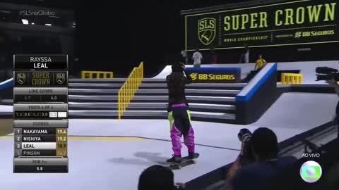 Manobra que consagrou Rayssa Leal campeã do mundo na Street League de Skate 2022