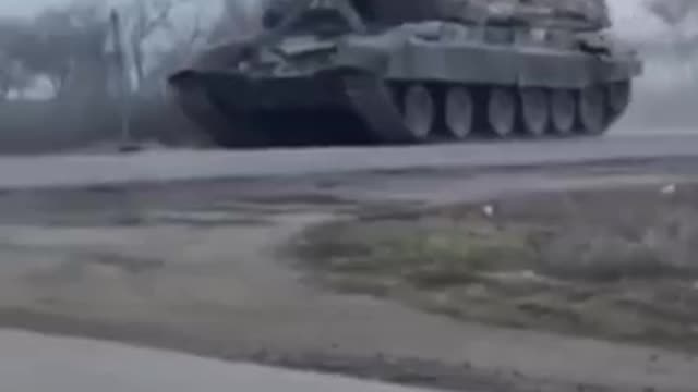 24.02.2022 Ukraine Russian ACS Msta-S move