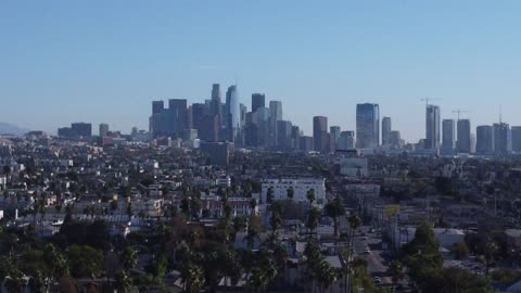 Downtown LA Early Morning SkyLine