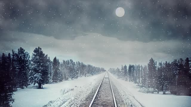 Snow on the tracks