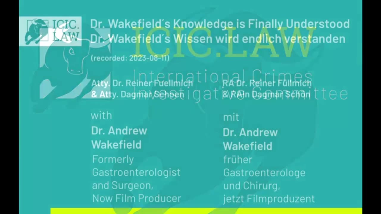 icic.law - Dr. Wakefield’s Knowledge is Finally Understood