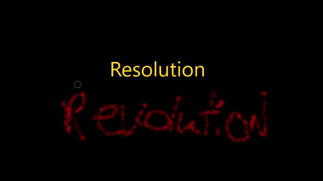 Resolution Revolution Episode 1: Introduction