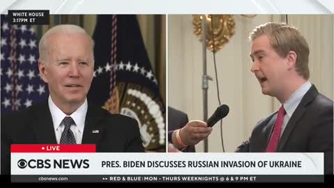 Peter Doocy And Joe Biden Go Head-To-Head Over Biden's Past Comments On Ukraine And Russia