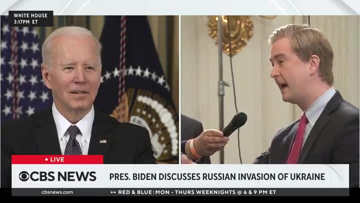 Peter Doocy And Joe Biden Go Head-To-Head Over Biden's Past Comments On Ukraine And Russia