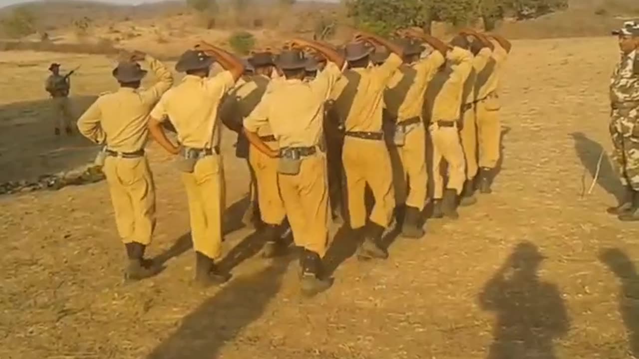 Police Dancing parade
