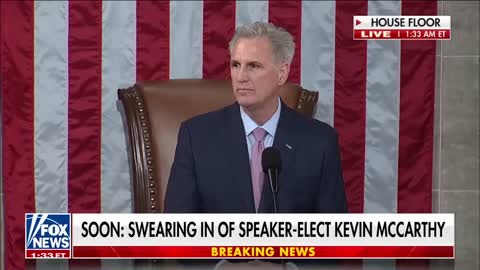 Kevin McCarthy gives first speech as Speaker of the House