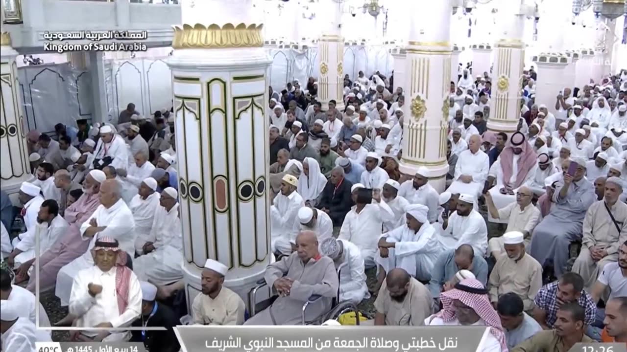 Khutba Jummah Masjid Al Haram Al Nabawi Madinah Al Munawrah Ka Urdu Hindi Tarjuma 29-09-2023