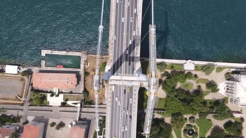 Basporus Bridge Istanbul Turkey