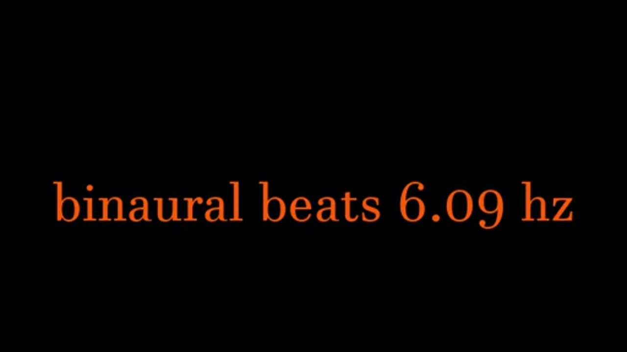binaural beats 6 09 hz