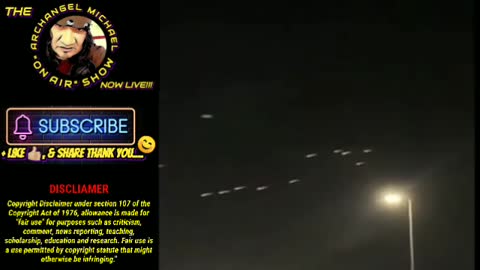 MULTIPLE UFO'S 🛸, IN THE NIGHT SKY...