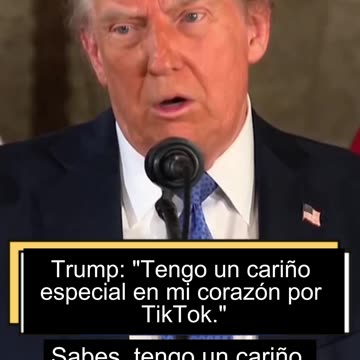 Donald Trump: "I have a warm spot in my heart for TikTok"