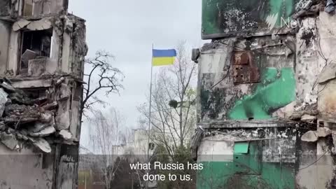 Banksy’s signature style spotted among Ukraine ruins | SBS News