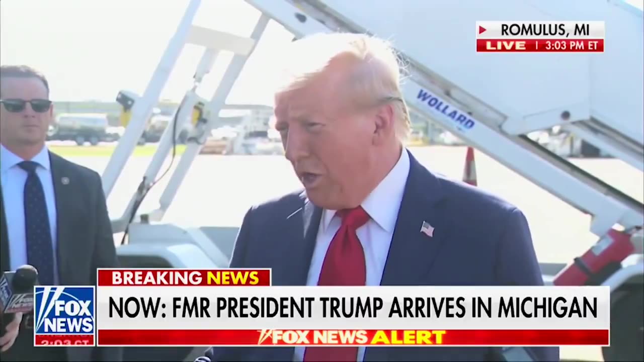 PRESIDENT TRUMP: What event did I cancel? I haven't canceled.