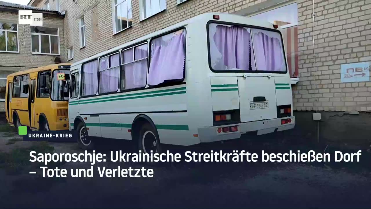 Saporoschje: Ukrainische Streitkräfte beschießen Dorf – Tote und Verletzte