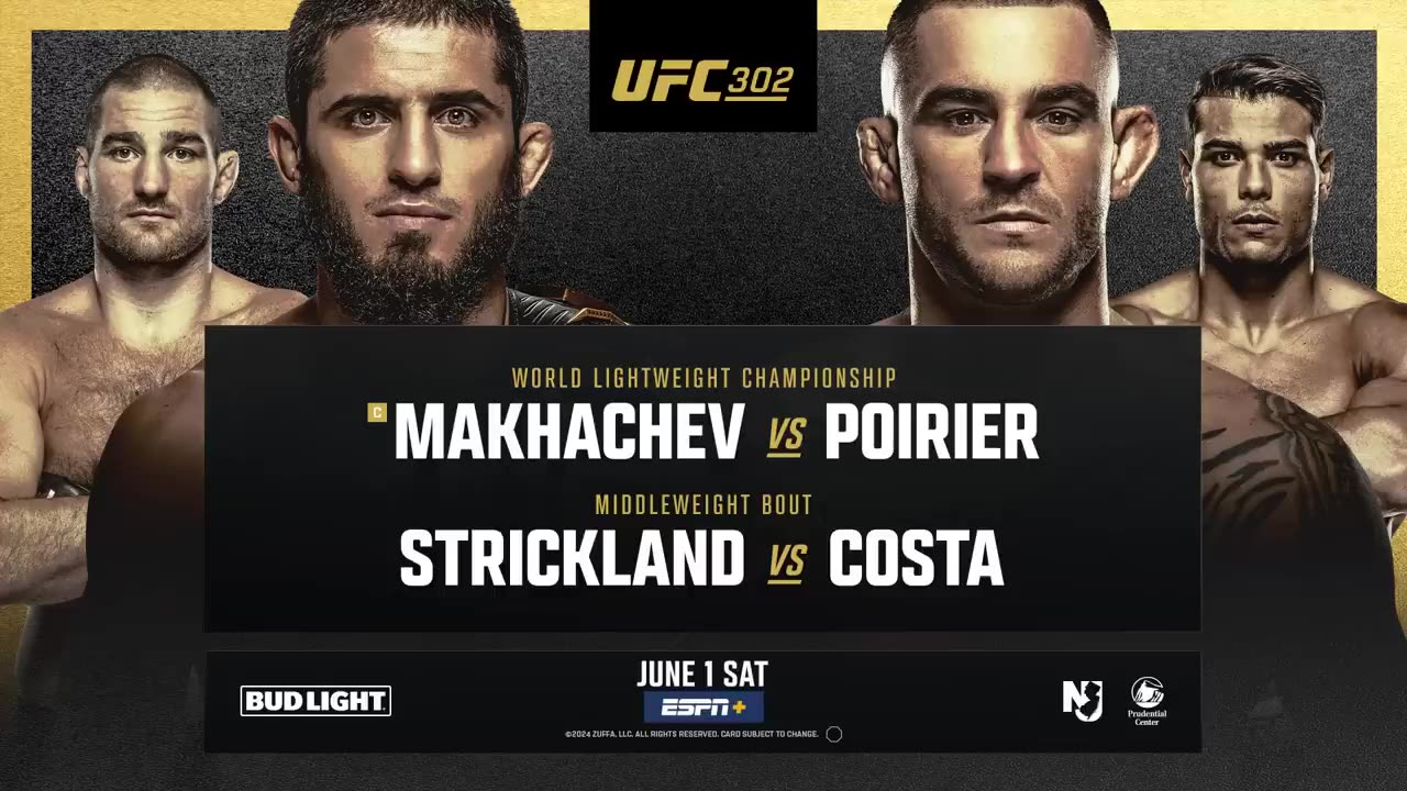 Sean Strickland vs Israel Adesanya | FULL FIGHT | UFC 302