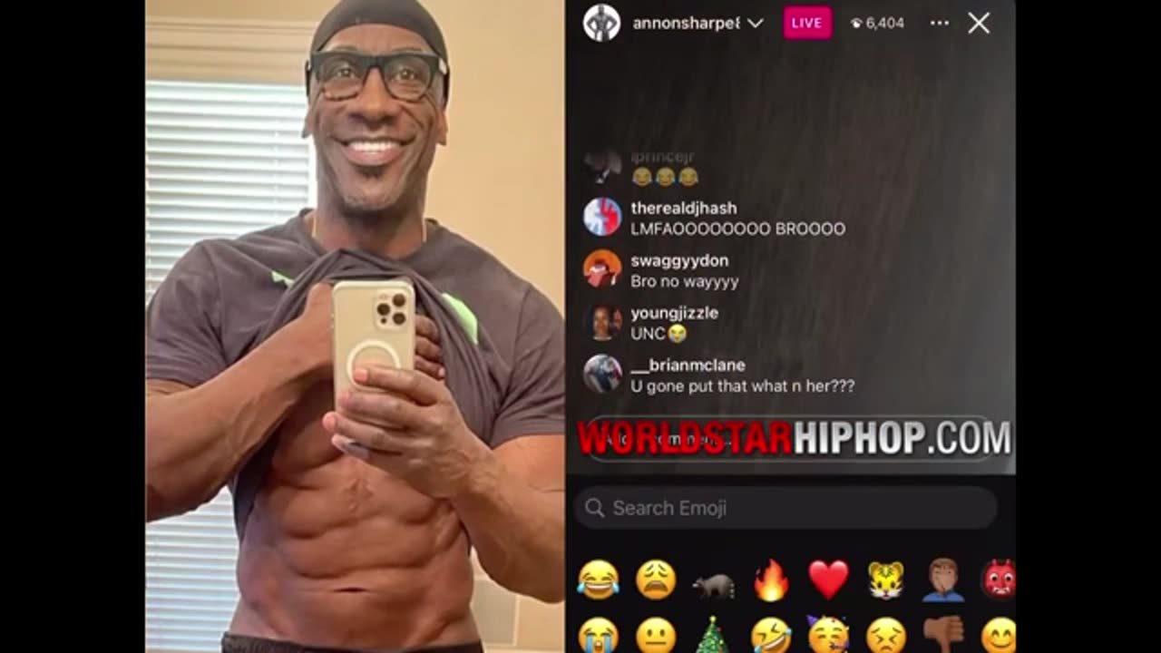 Shannon Sharpe Accidentally Went Live On Instagram While Smashing A Chick!