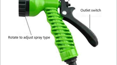 SPRINKLER GARDEN WATERING Lawn 25 50 75 100 125 FEET With Hose Flexible Outdoor