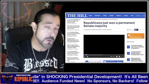 Restricted Republic - Trump Exposes “Golden Exile” It’s All Been A Lie! 12-7-24