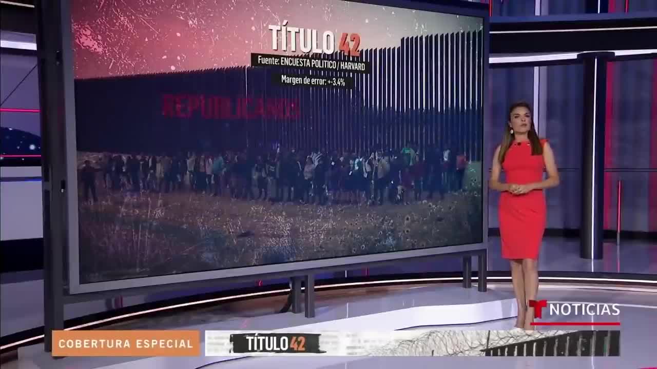 Mayoría de la población de acuerdo con mantener el Título 42 _ Noticias Telemundo