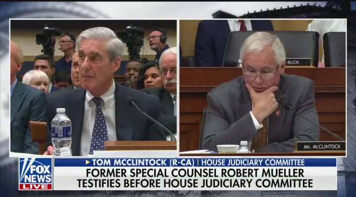 Hearing: Tom McClintock questions Robert Mueller