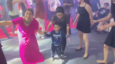 My little one dancing